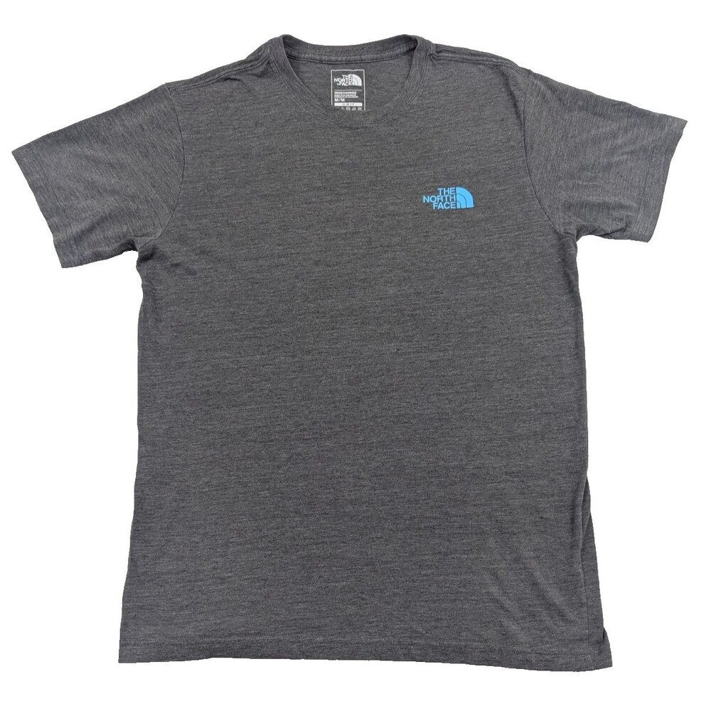The North Face Men's M Short Sleeve Graphic Logo T-Shirt Slim Fit Charcoal
